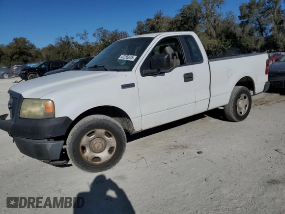 2005 Ford F-150 XL with VIN 1FTRF12W15NB44065, listed as a Copart auction lot 47255975 with 118,470 mi miles and Salvage Title. Bid and sale history available at carsss.com. Image 1.