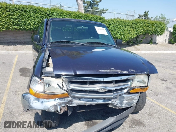 2000 Ford Ranger XL with VIN 1FTYR14V3YPB90285, listed as a IAAI auction lot 42085329 with 205,107 mi miles. Bid and sale history available at carsss.com. Image 12.
