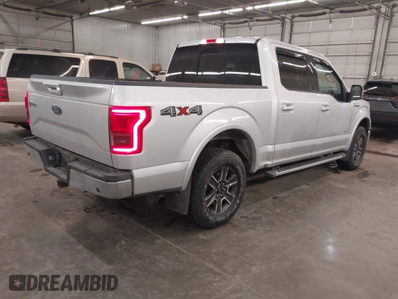 2016 Ford F-150 XLT with VIN 1FTEW1EP7GKD88875, listed as a IAAI auction lot 41455697 with 120,823 mi miles. Bid and sale history available at carsss.com. Image 4.