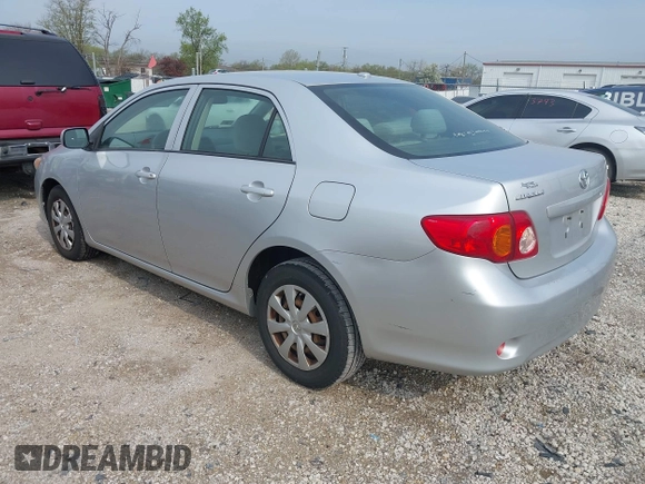 2009 Toyota Corolla with VIN JTDBL40EX9J029628, listed as a IAAI auction lot 42111711 with 168,226 mi miles. Bid and sale history available at carsss.com. Image 3.