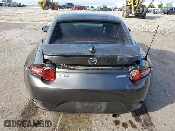 2017 Mazda MX-5 Miata Club with VIN JM1NDAL78H0109701, listed as a Copart auction lot 61522595 with 100,825 mi miles and Salvage title. Bid and sale history available at DreamBid. Image 6.
