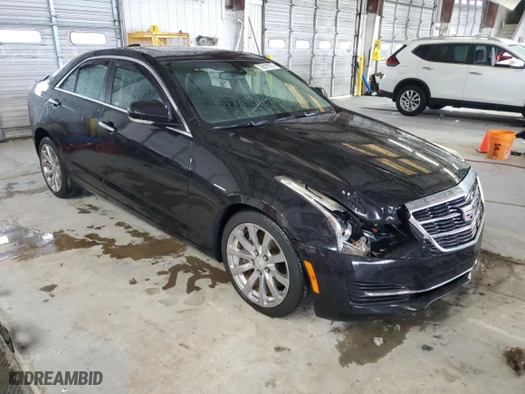 2017 Cadillac ATS Sedan Luxury AWD with VIN 1G6AH5RX9H0182077, listed as a Copart auction lot 70818574 with 42,670 mi miles and Salvage Title. Bid and sale history available at carsss.com. Image 4.