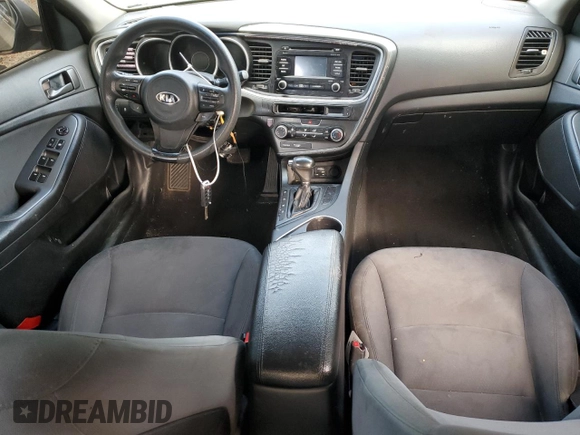 2015 Kia Optima LX with VIN 5XXGM4A77FG490482, listed as a Copart auction lot 49496865 with 175,055 mi miles and Salvage Title. Bid and sale history available at carsss.com. Image 8.