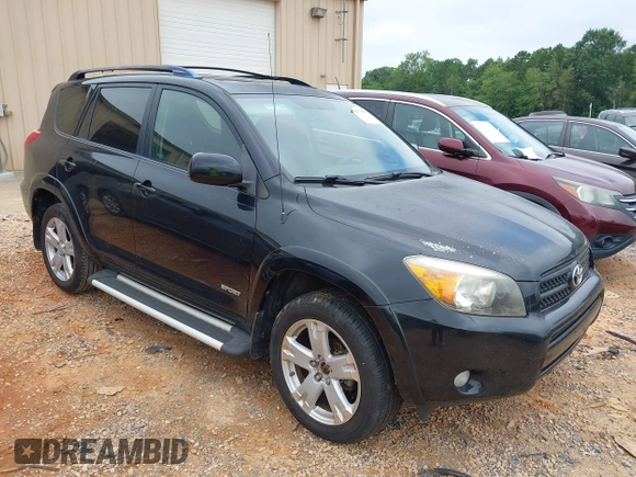 2008 Toyota RAV4 Sport with VIN JTMZD32V686066437, listed as a IAAI auction lot 42573553 with 141,080 mi miles and . Bid and sale history available at DreamBid. Image 1.