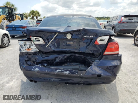 2008 BMW 3 Series 328i with VIN WBAWL13578PX20023, listed as a Copart auction lot 52322035 with 134,758 mi miles and Salvage title. Bid and sale history available at DreamBid. Image 6.