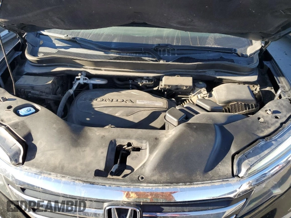 2017 Honda Pilot EX-L with VIN 5FNYF6H53HB047086, listed as a Copart auction lot 46615165 with 114,663 mi miles and Salvage Title. Bid and sale history available at DreamBid. Image 14.