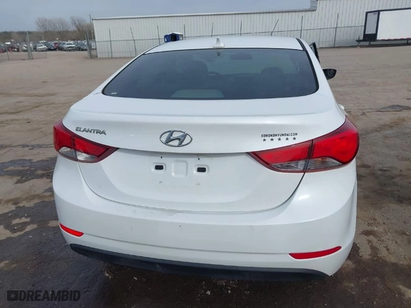 2015 Hyundai Elantra SE with VIN 5NPDH4AE4FH591540, listed as a IAAI auction lot 41822435 with 83,083 mi miles. Bid and sale history available at carsss.com. Image 17.
