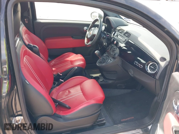 2015 FIAT 500 Abarth with VIN 3C3CFFFH5FT694552, listed as a IAAI auction lot 42056996 with 34,216 mi miles and . Bid and sale history available at DreamBid. Image 5.