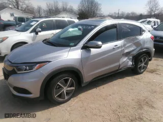 2022 Honda HR-V EX with VIN 3CZRU6H54NM766813, listed as a IAAI auction lot 41796397 with 53,695 mi miles. Bid and sale history available at carsss.com. Image 2.