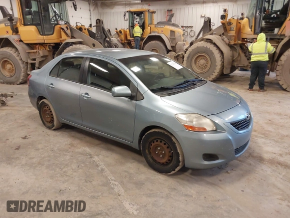 2010 Toyota Yaris with VIN JTDBT4K38A4078860, listed as a IAAI auction lot 41721278 with 1 mi miles. Bid and sale history available at carsss.com. Image 1.