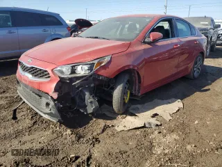 2019 Kia Forte EX with VIN 3KPF54AD0KE021400, listed as a Copart auction lot 49077415 with 96,511 mi miles and Salvage Title. Bid and sale history available at carsss.com. Image 1.