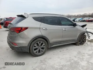 2018 Hyundai Santa Fe Ultimate with VIN 5XYZWDLA2JG515370, listed as a Copart auction lot 47178355 with Not provided miles and Salvage title. Bid and sale history available at DreamBid. Image 3.