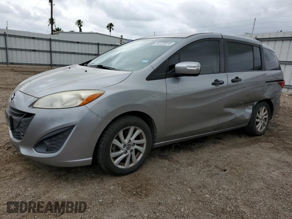 2015 Mazda 5 Sport z VIN JM1CW2BL2F0179147, wystawiony jako Copart lot #54125515 z przebiegiem 94 294 mil mil oraz Szkoda całkowita • Salvage title. Historia ofert i sprzedaży dostępna na DreamBid. Obrazek 1.