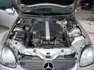 2003 Mercedes-Benz SLK-Class 3.2L with VIN WDBKK65F83F285825, listed as a Copart auction lot 66683653 with 92,826 mi miles and Salvage Title. Bid and sale history available at carsss.com. Image 11.