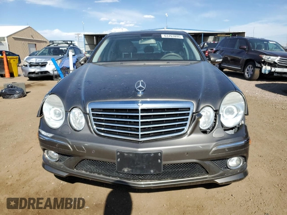 2009 Mercedes-Benz E 350 Luxury with VIN WDBUF87X49B376380, listed as a Copart auction lot 63763895 with 102,820 mi miles and Salvage title. Bid and sale history available at DreamBid. Image 5.