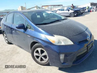 2012 Toyota Prius One with VIN JTDKN3DU3C1536738, listed as a IAAI auction lot 41880975 with 168,861 mi miles. Bid and sale history available at carsss.com. Image 1.