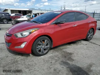 2015 Hyundai Elantra Limited with VIN KMHDH4AE8FU279304, listed as a Copart auction lot 51616825 with 166,073 mi miles and Clean Title. Bid and sale history available at carsss.com. Image 1.