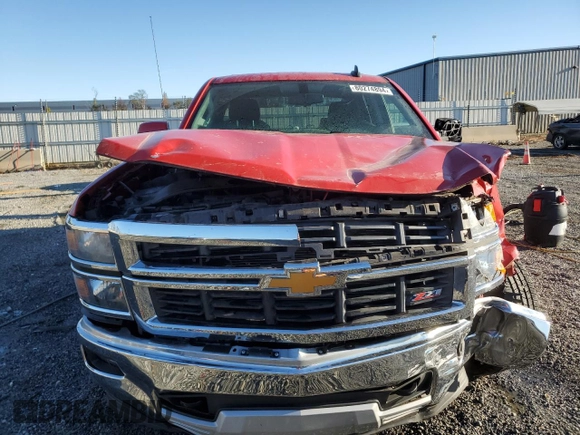 2015 Chevrolet Silverado 1500 LT with VIN 1GCRCREC5FZ305715, listed as a Copart auction lot 80274894 with 50,030 mi miles and Salvage Title. Bid and sale history available at carsss.com. Image 5.