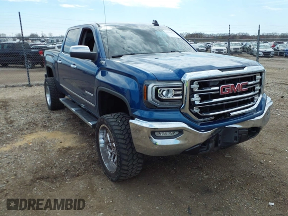 2016 GMC Sierra 1500 SLT with VIN 3GTU2NEC5GG246818, listed as a IAAI auction lot 41914533 with 122,298 mi miles and . Bid and sale history available at DreamBid. Image 1.