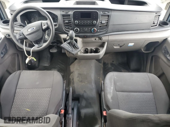 2020 Ford Transit Cargo with VIN 1FTBR3X83LKA47916, listed as a Copart auction lot 74436924 with Not Provided miles and Salvage Title. Bid and sale history available at DreamBid. Image 8.