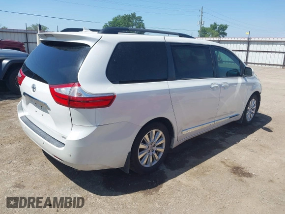 2017 Toyota Sienna XLE Auto Access Seat with VIN 5TDYZ3DC2HS875197, listed as a IAAI auction lot 42244211 with 125,681 mi miles and . Bid and sale history available at DreamBid. Image 4.