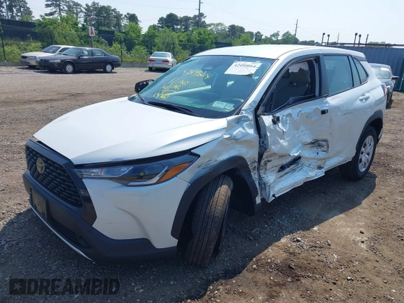 2023 Toyota Corolla Cross L with VIN 7MUAAABG0PV056373, listed as a IAAI auction lot 42495014 with 17,368 mi miles and . Bid and sale history available at DreamBid. Image 2.