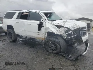 2019 Chevrolet Suburban LT with VIN 1GNSKHKC5KR315150, listed as a Copart auction lot 45369895 with 47,181 mi miles and Salvage Title. Bid and sale history available at DreamBid. Image 4.