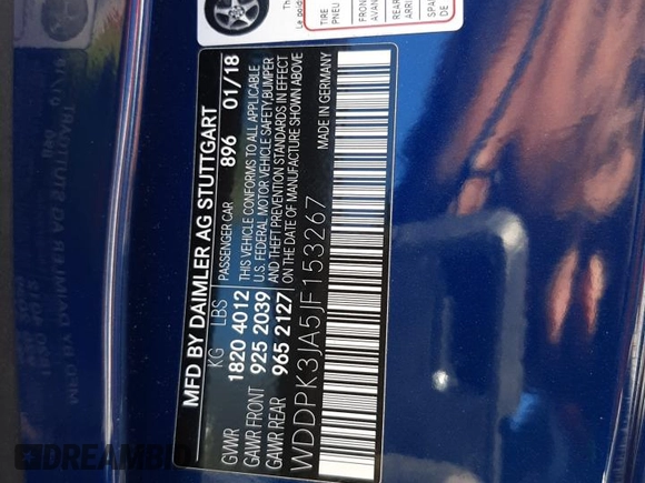 2018 Mercedes-Benz SLC 300 z VIN WDDPK3JA5JF153267, wystawiony jako Copart lot #40663664 z przebiegiem 45 281 mil mil oraz . Historia ofert i sprzedaży dostępna na DreamBid. Obrazek 13.