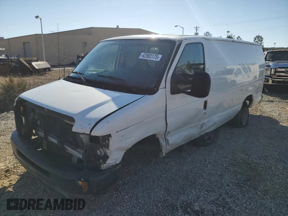 2011 Ford Econoline Cargo Commercial with VIN 1FTSS3EL4BDA80955, listed as a Copart auction lot 42983175 with 291,280 mi miles and Salvage title. Bid and sale history available at DreamBid. Image 1.