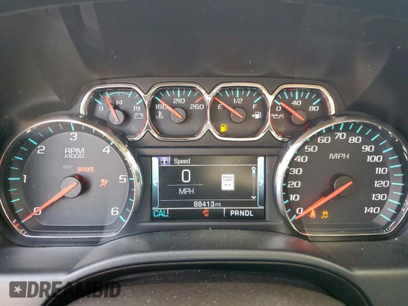 2017 GMC Sierra 1500 SLT z VIN 3GTU2NEC4HG477128, wystawiony jako Copart lot #58639545 z przebiegiem 88 413 mil mil oraz Szkoda całkowita • Salvage title. Historia ofert i sprzedaży dostępna na DreamBid. Obrazek 9.