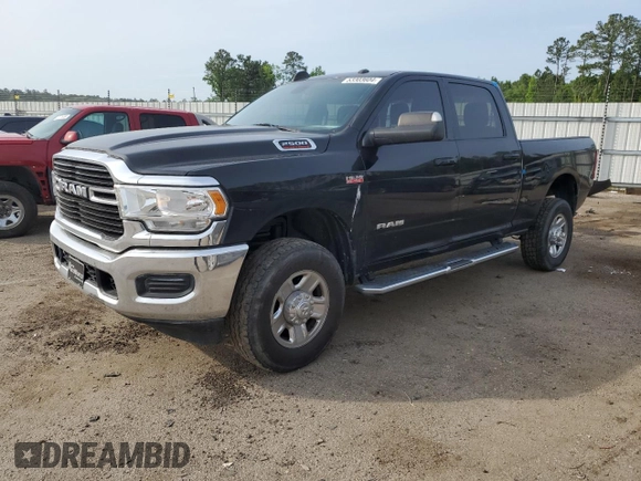 2021 Ram 2500 Big Horn with VIN 3C6UR5DJ8MG554449, listed as a Copart auction lot 53303604 with 80,702 mi miles and Salvage Title. Bid and sale history available at carsss.com. Image 1.