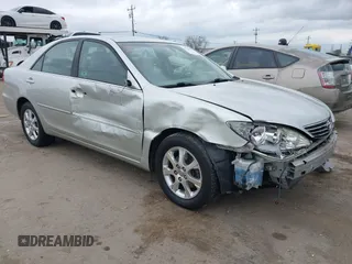 2005 Toyota Camry LE with VIN JTDBF30K650163057, listed as a IAAI auction lot 41730270 with 98,300 mi miles and . Bid and sale history available at DreamBid. Image 1.