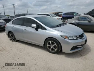 2015 Honda Civic Sedan SE with VIN 2HGFB2F72FH550794, listed as a Copart auction lot 51347575 with 109,341 mi miles and Salvage Title. Bid and sale history available at carsss.com. Image 4.