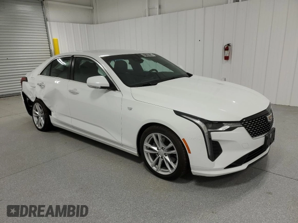 2024 Cadillac CT4 Luxury z VIN 1G6DA5RK3R0129124, wystawiony jako Copart lot #81768174 z przebiegiem 13 452 mil mil oraz Czysty tytuł • Clean title. Historia ofert i sprzedaży dostępna na DreamBid. Obrazek 4.