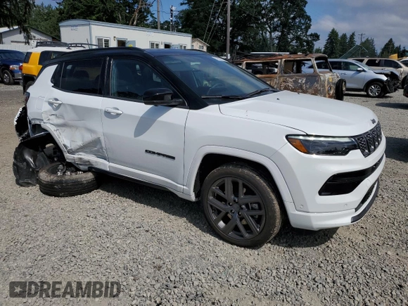 2024 Jeep Compass Limited with VIN 3C4NJDCN2RT135322, listed as a Copart auction lot 59387135 with 3,403 mi miles and Salvage title. Bid and sale history available at DreamBid. Image 4.