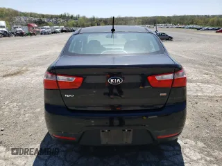 2015 Kia Rio LX with VIN KNADM4A35F6457041, listed as a Copart auction lot 54929285 with 183,431 mi miles and Clean Title. Bid and sale history available at carsss.com. Image 6.