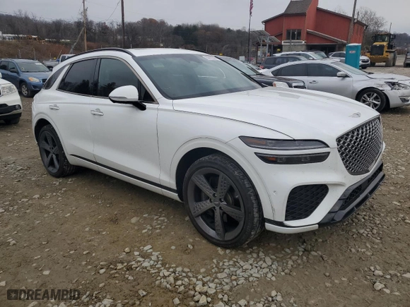 2024 Genesis GV70 3.5T Sport with VIN 5NMMCDTC8RH001495, listed as a Copart auction lot 80622004 with 42,202 mi miles and Salvage Title. Bid and sale history available at carsss.com. Image 4.