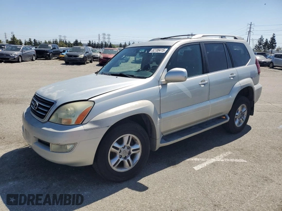 2004 Lexus GX 470 with VIN JTJBT20X640052213, listed as a Copart auction lot 52708415 with 390,451 mi miles and Salvage Title. Bid and sale history available at carsss.com. Image 1.