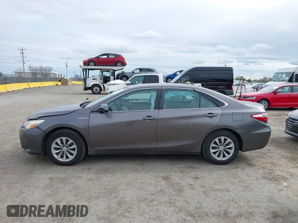 2017 Toyota Camry Hybrid LE with VIN 4T1BD1FK9HU216117, listed as a IAAI auction lot 41710989 with 99,595 mi miles. Bid and sale history available at carsss.com. Image 14.