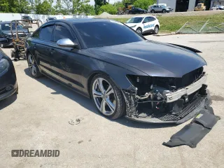 2015 Audi S6 Prestige with VIN WAUF2AFC2FN007746, listed as a Copart auction lot 57925474 with 80,562 mi miles and Clean Title. Bid and sale history available at carsss.com. Image 4.
