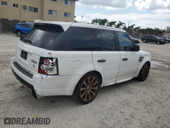 2011 Land Rover Range Rover Sport SC with VIN SALSP2E40BA268760, listed as a Copart auction lot 72263644 with 118,204 mi miles and Salvage Title. Bid and sale history available at carsss.com. Image 3.