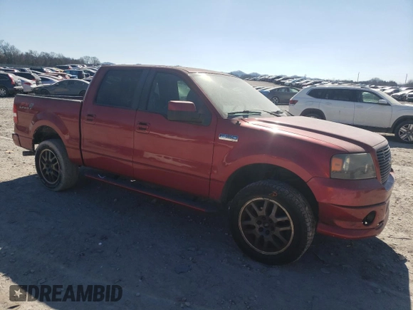 2008 Ford F-150 XL with VIN 1FTRW12W88KE15905, listed as a Copart auction lot 46642655 with 141,271 mi miles and Clean Title. Bid and sale history available at carsss.com. Image 4.