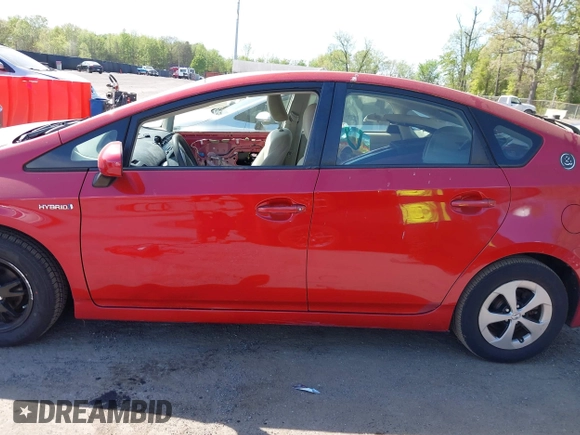2013 Toyota Prius One with VIN JTDKN3DU5D0355406, listed as a IAAI auction lot 42091467 with 136,356 mi miles. Bid and sale history available at carsss.com. Image 15.