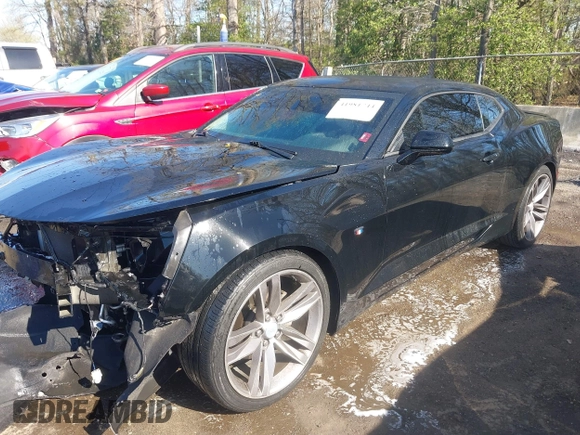 2018 Chevrolet Camaro 1LT with VIN 1G1FB1RSXJ0129730, listed as a IAAI auction lot 41981744 with 94,781 mi miles and . Bid and sale history available at DreamBid. Image 18.
