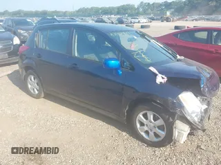 2008 Nissan Versa S with VIN 3N1BC13E38L423783, listed as a IAAI auction lot 42824606 with 116,836 mi miles and . Bid and sale history available at DreamBid. Image 1.