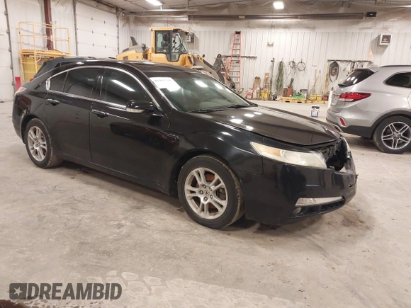 2009 Acura TL Tech with VIN 19UUA86549A015190, listed as a IAAI auction lot 41915341 with 110,527 mi miles. Bid and sale history available at carsss.com. Image 1.