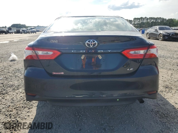 2018 Toyota Camry LE with VIN 4T1B11HK0JU565596, listed as a Copart auction lot 60219235 with 9,809 mi miles and Salvage title. Bid and sale history available at DreamBid. Image 6.