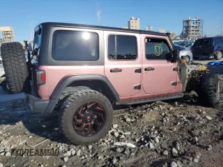 2021 Jeep Wrangler Unlimited Rubicon with VIN 1C4HJXFN5MW513999, listed as a Copart auction lot 46150685 with Not Provided miles and Salvage Title. Bid and sale history available at DreamBid. Image 3.