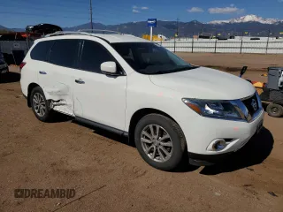 2016 Nissan Pathfinder SL with VIN 5N1AR2MMXGC608678, listed as a Copart auction lot 58005545 with 154,595 mi miles and Salvage title. Bid and sale history available at DreamBid. Image 4.
