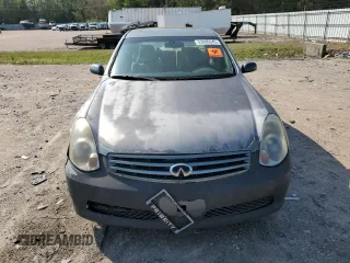 2005 Infiniti G35 with VIN JNKCV51E35M213173, listed as a Copart auction lot 53080945 with 218,912 mi miles and Clean Title. Bid and sale history available at carsss.com. Image 5.